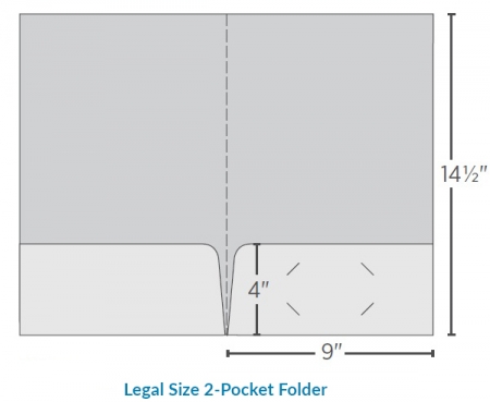 Legal Size 2-Pocket Folder